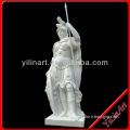 Stone Roman Soldier Of Ancient Age Statues , Marble Garden Statue (YL-R657)